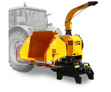 Výkonný štěpkovač za traktor na točně se závěsem pro přívěs 8t LS 160 TT (1000 ot/min)